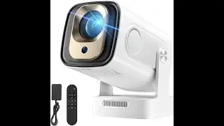 [4K Support & Auto Focus]Mini Projector with WiFi 6 and Bluetooth 5.4, 4K Smart 1080P Portable
