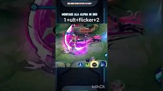 Alpha combo tutorial 2025|Alpha revamp#mlbb #mobilelegends #editml #alpha #kof