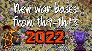 New war bases for th9,th10,th11,th12 and th13|ClashOfClan|with links