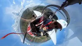 Pepe, &iexcl;en planeador! depegando