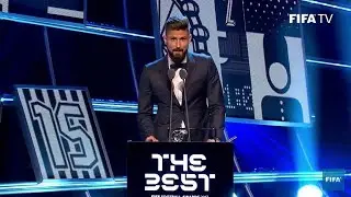 Giroud&rsquo;s scorpion kick wins FIFA Puskas Award