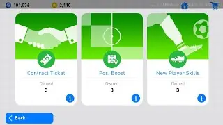 How To use Pos. Boost Or New Player Skills in PES 2019Mobile