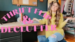 Thrifted Furniture Flip | Thrift Haul & Declutter! | Furniture Flip | #thrifthaul