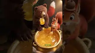 Why Did the Little Bear Never Share His Honey #KidsStories #AnimalStories #Storytime