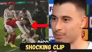 Martinelli APOLOGISES| FULL CLIP of Martinelli Kicking Injured Bradley| Arsenal vs Liverpool 0-0