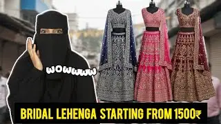 Hidden gem Jumma Market: ₹1500 Mein Bridal Lehenga Aur ₹100 Mein nosepiece?🤯 | Jumma Market Vlog