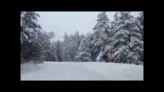 Panciu - Soveja - Lepsa, drum cu zapada