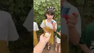 cute smart  boy and girl play the game at home for funny #short