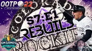 OOTP 22 ⚾️ | S7 E1 📺: Offseason and Opener  | Colorado Rockies Rebuild | Out of the Park Baseball 22