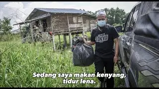 Sedang saya makan kenyang, tidur lena.