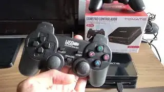 Video-game Retrô 10.000 Jogos + Demonstração de Jogos PlayStation 1 (Modelo Tomate 009)