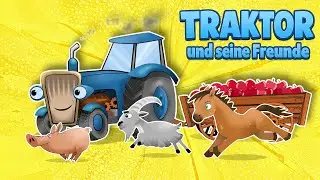 Traktor und die &Auml;pfel &ndash; Freunde sind immer da! #traktorgeschichte #kinderanimation #Fu&szlig;ballF&uuml;rKinder