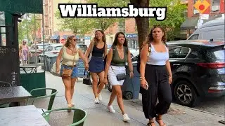 Williamsburg Brooklyn Summer Walk 🌤️ | From Domino Park to Marcy Avenue 🗽New York