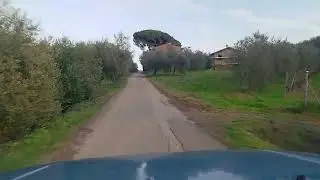 statale 67 direzione Pontassieve con deviazione verso masseto Rufina con il mio Suzuki Jimny 4x4 