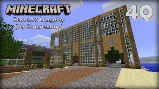 Building the Second Layer of Our MASSIVE Tree Farm in Beta Minecraft!