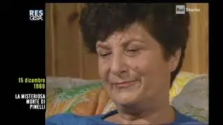 TG1 TV7 - La morte di Giuseppe Pinelli - Intervista a Licia Pinelli (1988)