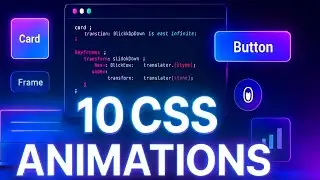 10 CSS Animations That Make Your Website Look Professional | Full Code + Explanation