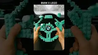 Turquoise LEGO BMW Steering Wheel &mdash; Will It Snap or Steer? (POV)