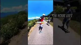 First time attending a downhill event 🤯 #freebord #insta360 #downhillskateboarding #pov