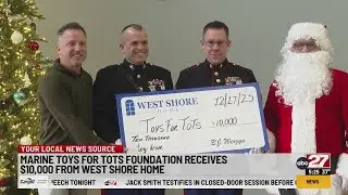 West Shore Home donates $10k to Marine Toys for Tots Foundation