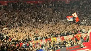 Navijanje Delija na utakmici: Crvena zvezda - Hapoel (03.02.2026.)
