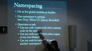 Best Practices in Javascript Library Design