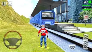 Green Rope Hero Vegas City #10 - SUV Driving On Railroad - Android Gameplay