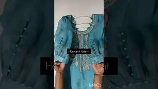 beautiful suit design with Sleeves #youtubeshorts #haryanvitalent #haryanvitalent