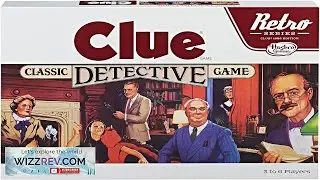 Hasbro Gaming Retro Series Clue 1986 Edition Board Game Classic Mystery Game