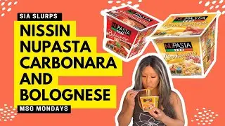 NUPASTA CARBONARA and BOLOGNESE - Italian instant noodle review