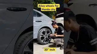 20 inch alloy wheels for Honda city #alloywheels #shorts #youtubeshorts #viralshorts #20inch