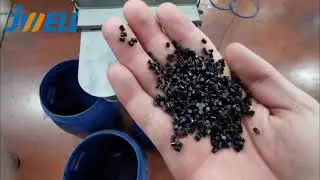 black color masterbatch compounding machine with noodle die cutting