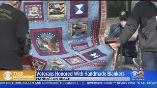 Veterans Given Handmade Quilts In Manhattan Beach