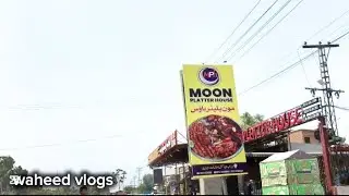 New Hotel in Pabbi - Moon Platter House 🍽️ | Food Challenge with Brother & Full Masti Vlog!#waheedvl