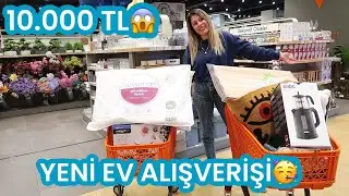 10.000 TL YENİ EV ALIŞVERİŞİ😱ÇEYİZİME NELER ALDIM🥳EVİDEA