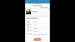 Introducing new Feature -- visitor log book