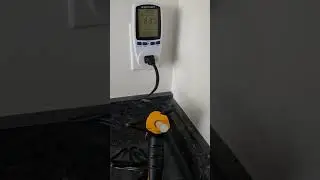 DeWALT DWHTGR50 Hot Glue Gun power consumption at cold start.