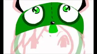 Chibi Speedpaint: Invader Kuma (Fanart) -One Tone + Vector Art-