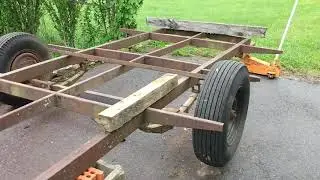 20 Foot Trailer Project: Frame & Axle Work