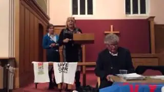 Save Charing Cross Hospital Public Meeting - Jan tells how this Government is running down...