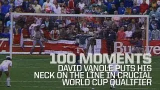 100 Moments: David Vanole Puts His Neck on the Line in Crucial World Cup Qualifier