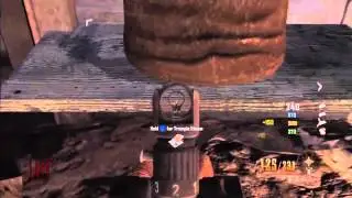 Black Ops 2 Buried Zombies Glitches - On Top of Jail Cell Building & Rock Barrier Glitch on Buried