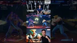 Guile getting active on Akuma #fgc #streetfighter #gameplay