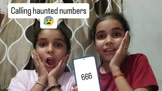 Calling haunted numbers, horror challenge 😰😫at 3:33 AM