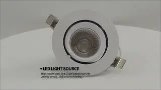 Elephant Trunk LED Downlight | Flexible Beam Control for Creative Lighting Spaces