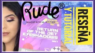 RESEÑA Y TUTORIAL DE “RETURN PF THE JET EYESHADOW BOOK #4” DE RUDE COSMETICS - ESTOY IMPRESIONADA