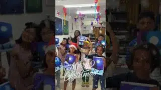 Xmas special class for kids Aartree the visual art class Kochi Offline Art class