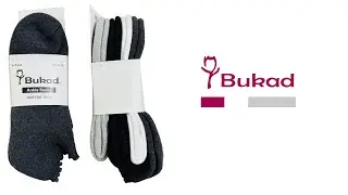 BUKAD 4 Pairs of Women&rsquo;s Cotton Rich Ankle Socks with frilly cuff, UK 8  EU42