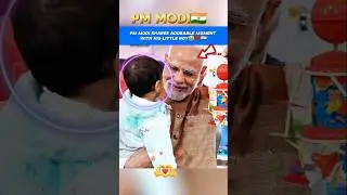 PM MODI shares ADORABLE moment🔥#shorts