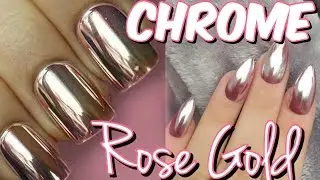 UÑAS EFECTO ESPEJO | Rose GOLD | CHROME Mirror Powder | Mirianny